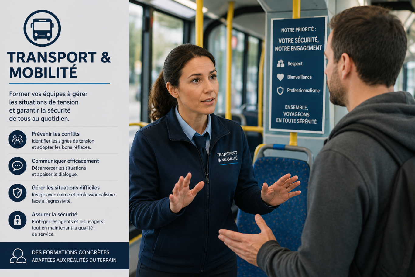 Transport & Mobilité : Bus • Trains • Gares • Contrôleurs • Accueil voyageurs