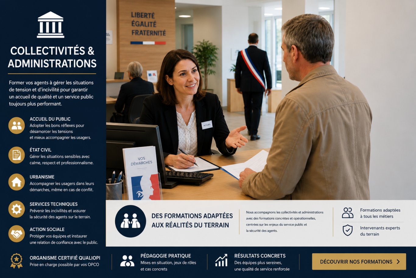 Collectivités & Administrations : Mairies • CCAS • France Service Mairies • CCAS • France Services • Préfectures • Services publics • Urssaf